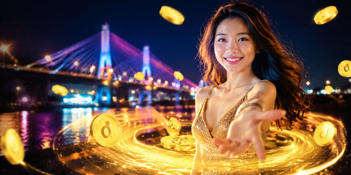 Không gian giải trí casino về đêm tại Cần Thơ với ánh đèn neon hiện đại